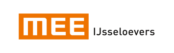 Het logo van MEE IJsseloevers, partner van het vraaghuis in Zeewolde