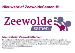 De coalitie ZeewoldeSamen is van start!