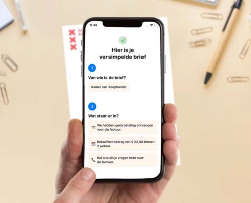 Ingewikkelde brieven lezen met een app