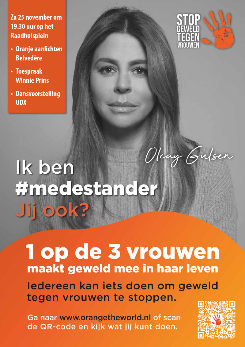 Poster Stop geweld tegen vrouwen